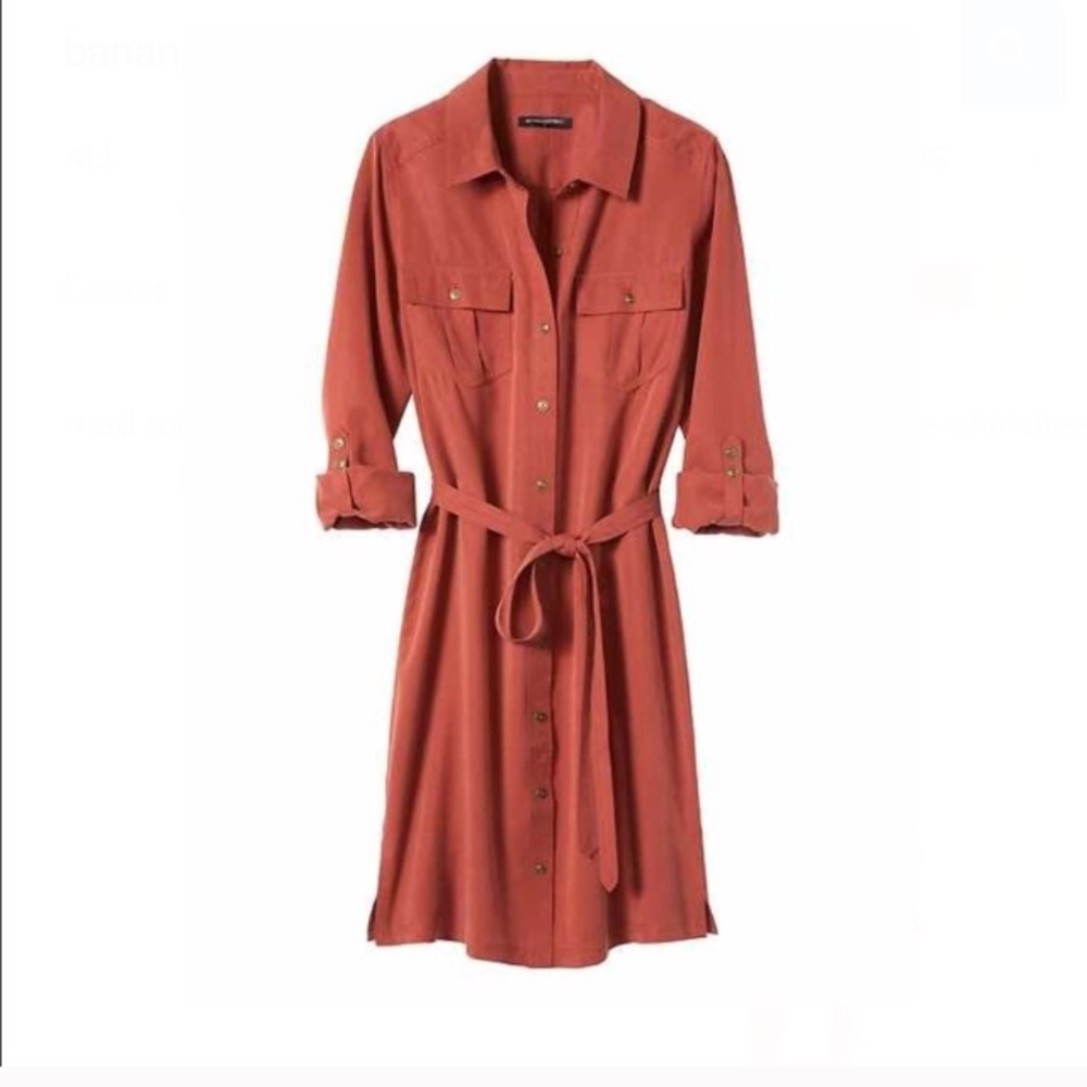 Banana Republic Shirt Dress, belt missing.